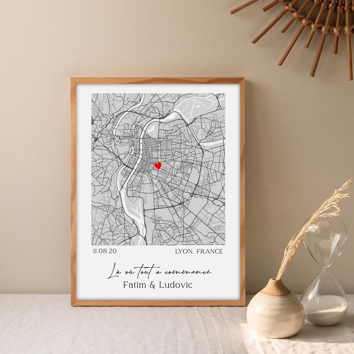 Affiche personnalisée « Là où tout a commencé »