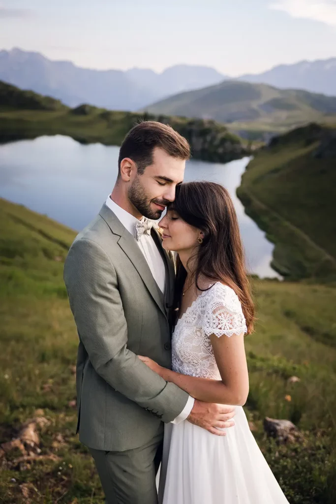 Photo de mariage style doux